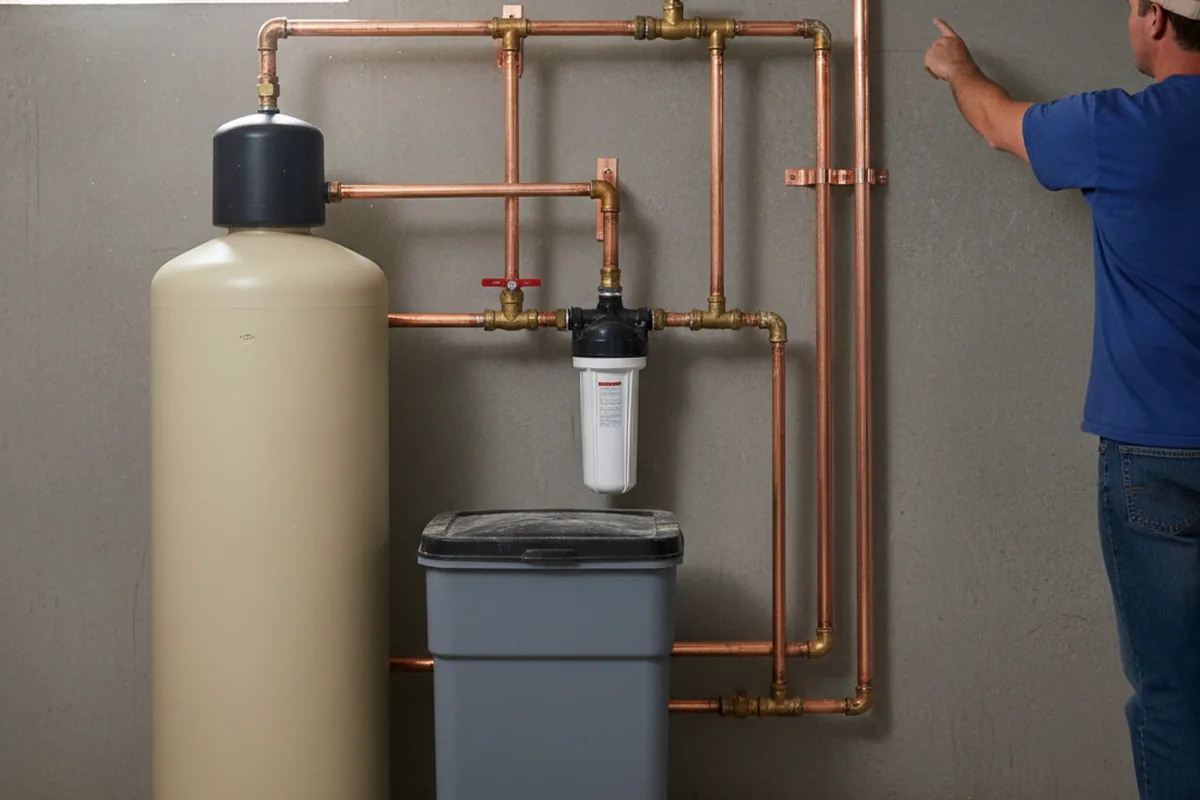 Whole-house water treatment system installed in Evans